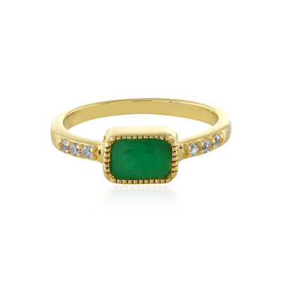 Anello in argento con Smeraldo Zambia