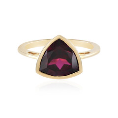 Anello in oro con Granato Magenta