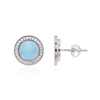 Orecchini in argento con Larimar