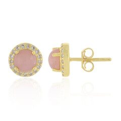 Orecchini in argento con Opale Rosa