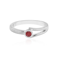 Anello in argento con Rubino Tanzania