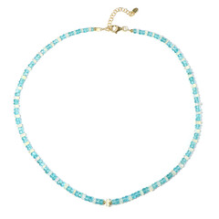 Collana in argento con Apatite Blu