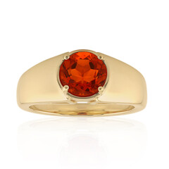 Anello in oro con Opale di Fuoco Messicano AAA