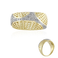 Anello in oro con Diamante I4 (J) (Ornaments by de Melo)