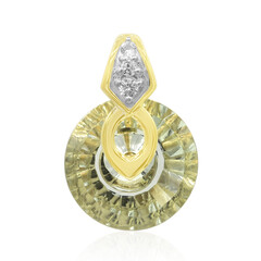 Ciondolo in oro con Ametista Verde (Glenn Lehrer)