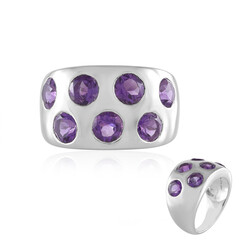 Anello in argento con Ametista Siberiana