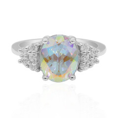 Anello in argento con Topazio Moonlight