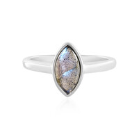 Anello in argento con Labradorite