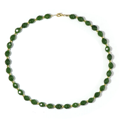 Collana in argento con Quarzo Verde