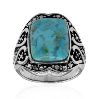 Anello in argento con Turchese Kingman Mohave Blu (Art of Nature)