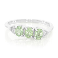 Anello in argento con Apatite Russa