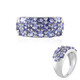 Anello in argento con Tanzanite