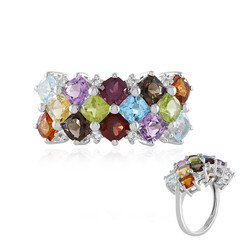 Anello in argento con Citrino Madeira