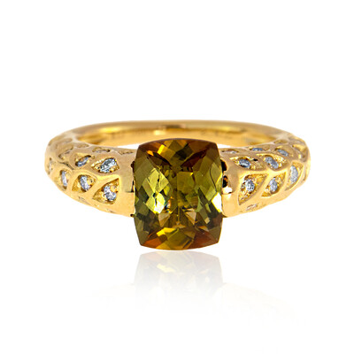 Anello in oro con Andalusite (de Melo)
