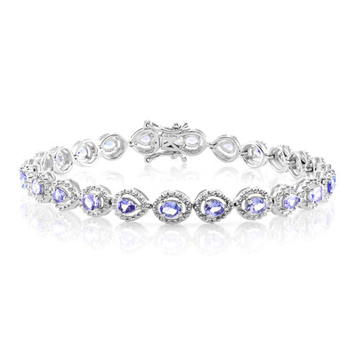Bracciale in argento con Tanzanite
