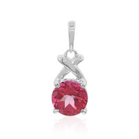 Ciondolo in argento con Topazio Rosa