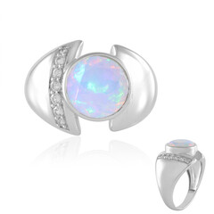 Anello in argento con Opale di Welo AAA (de Melo)
