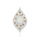 Ciondolo in argento con Opale di Welo(Adela Silber)