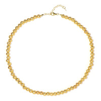 Collana in argento con Lava Dorata
