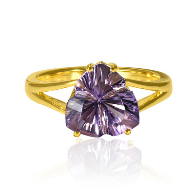 Anello in oro con Ametista Rose de France (Glenn Lehrer)