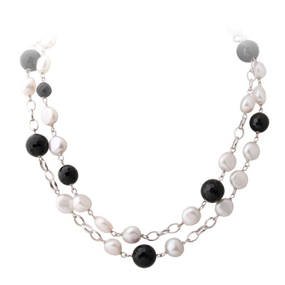 Collana in argento con Agata