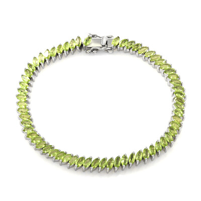 Bracciale in argento con Peridoto