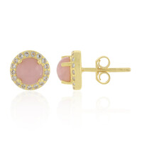 Orecchini in argento con Opale Rosa