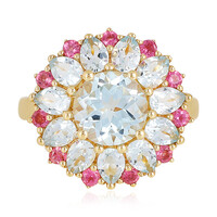 Anello in argento con Topazio Blu Cielo