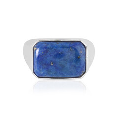 Anello da uomo in argento con Lapislazzuli