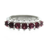 Anello in argento con Tormalina Rosa (Dallas Prince Designs)