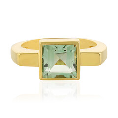 Anello in argento con Ametista Verde