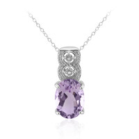 Collana in argento con Ametista Boliviana