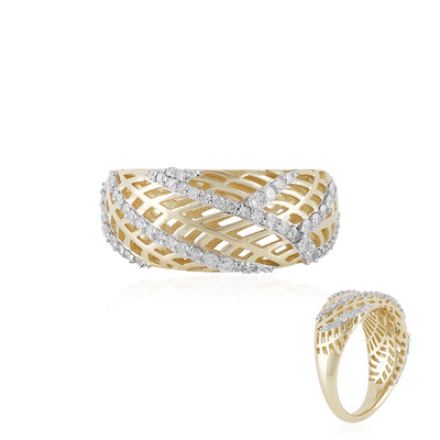 Anello in oro con Diamante I1 (I)  (Ornaments by de Melo)