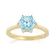 Anello in argento con Topazio Blu Cielo