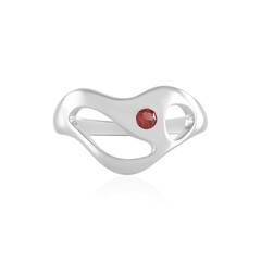 Anello in argento con Rubino Tanzania