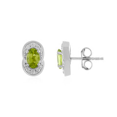 Orecchini in argento con Peridoto
