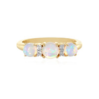 Anello in argento con Opale di Welo