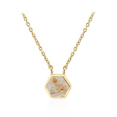 Collana in argento con Pietra di Luna Pesca