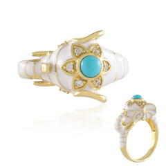 Anello in argento con Turchese Sleeping Beauty