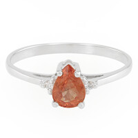 Anello in argento con Rubino Tramonto