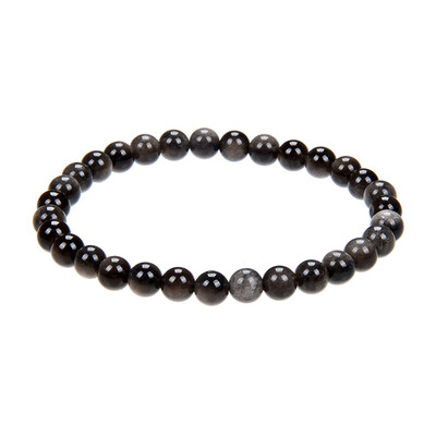 Bracciale con Ossidiana Argentata