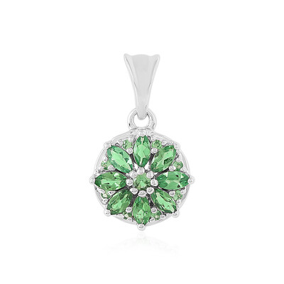Ciondolo in argento con Tsavorite