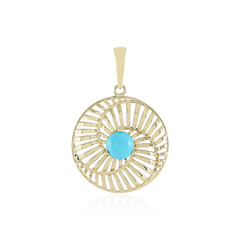 Ciondolo in oro con Turchese Sleeping Beauty (Ornaments by de Melo)
