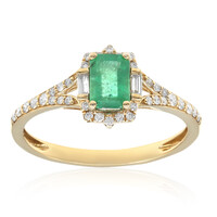 Anello in oro con Smeraldo Zambia AAA (CIRARI)