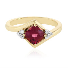 Anello in oro con Granato Malawi (La Revelle)
