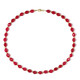 Collana in argento con Quarzo Rosso