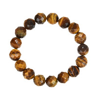 Bracciale con Occhio di Tigre Dorato