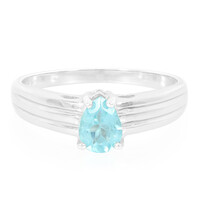 Anello in argento con Apatite Blu