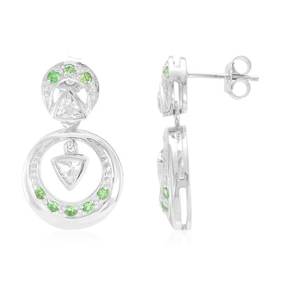 Orecchini in argento con Goshenite