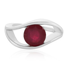 Anello in argento con Rubino del Madagascar